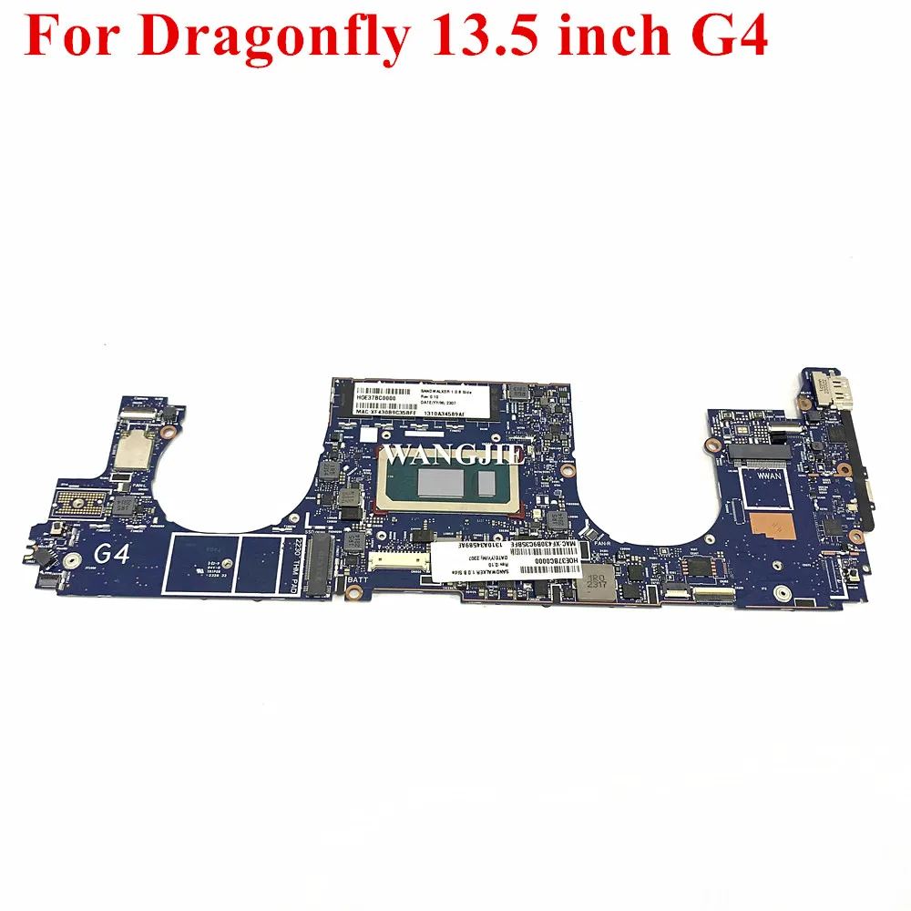 

6050А 3458901 Материнская плата для ноутбука HP Dragonfly 13,5 дюйма G4 865 G10 SRLWY i5-1245U SRMLY i7-1355U с оперативной памятью, 100% рабочая