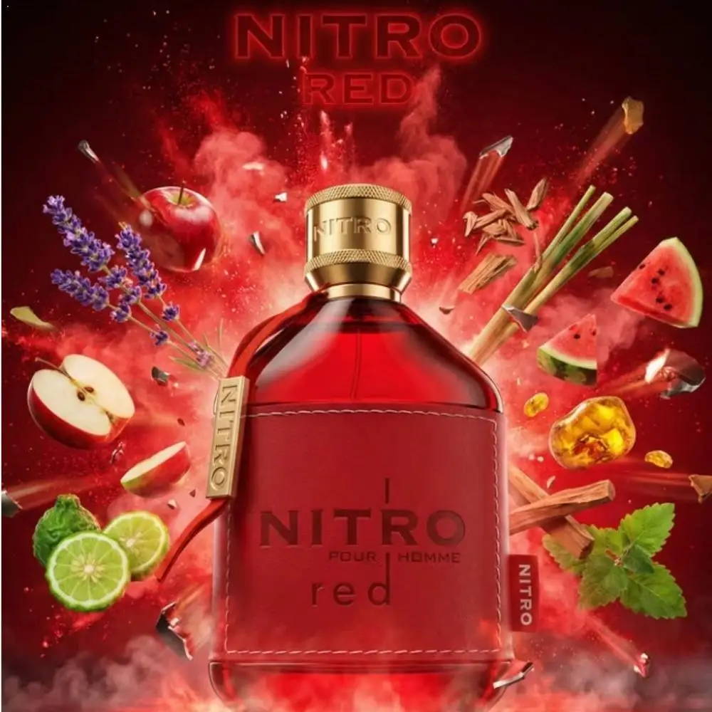 Dumont Nitro Red Pour Homme Eau De Perfume Spicy Woody Scent LongLasting Confident Fragrance For Men Daily Business Use