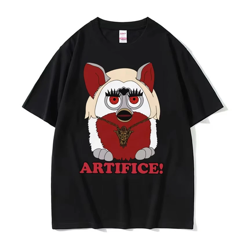 

Футболка Furby Twilight Caius Volturi New Moon Breaking Dawn, забавные милые футболки унисекс, летняя модная повседневная футболка из 100% хлопка