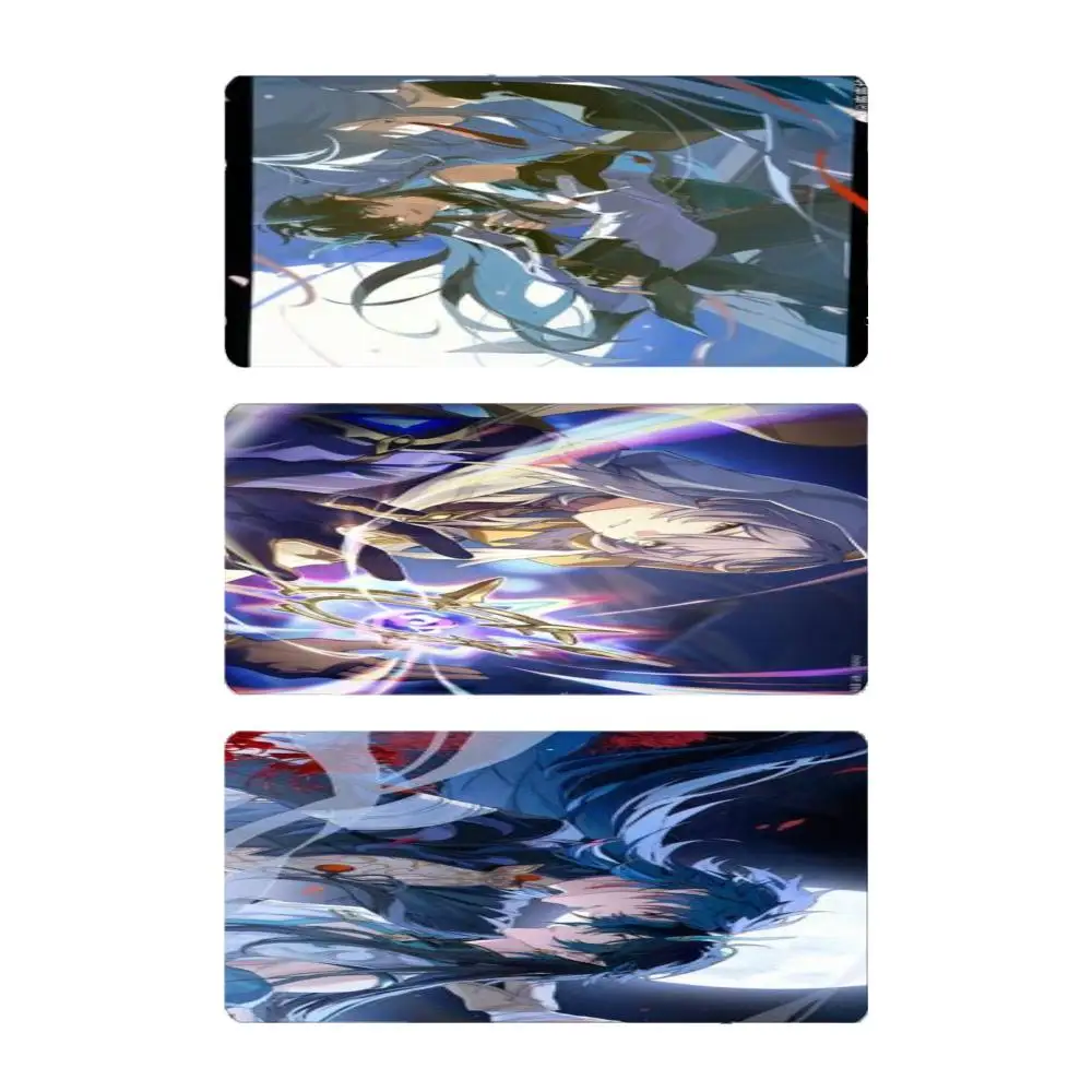 game strategy H-Honkai: Star Rail Mouse Pad Large Gaming Mousepad with Stitched Edges Thickened Desk Mat PC