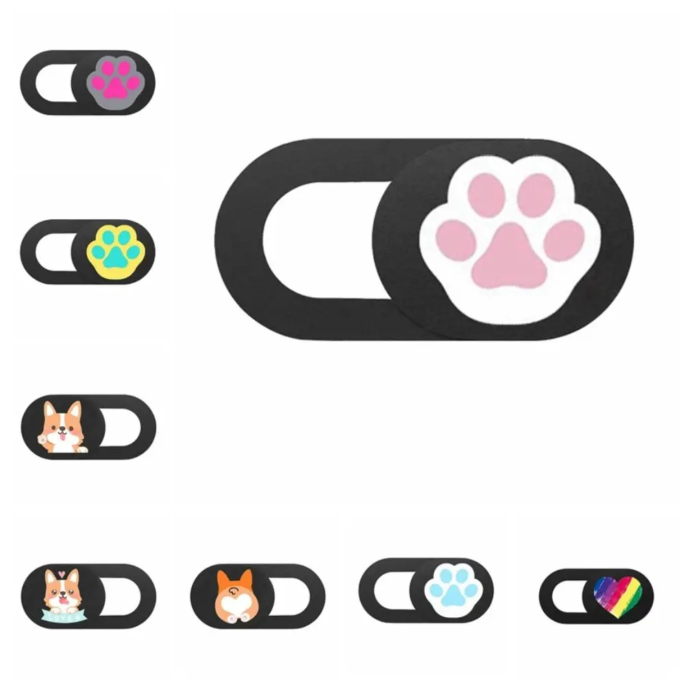 Corgi occlusione Webcam Cover Anti-spia Anti-Peeping lenti Privacy Sticker Light Protect Shutter Slider Tablet PC