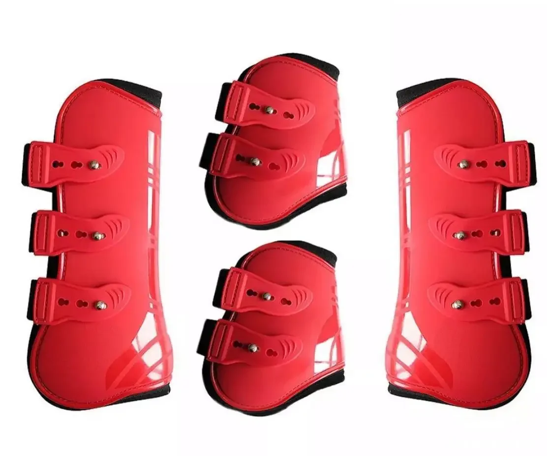 

Equipped with shin guards obstacle Qi equestrian wrist guards leggings hoof