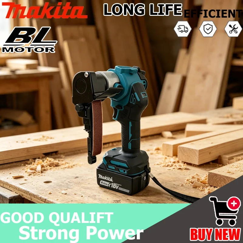 Makita 21V Brushless Belt Sander, Handheld Sanding Device for Wood Polishing, Home DIY, Renovation & Industrial Work — купить у AliExpress WW
