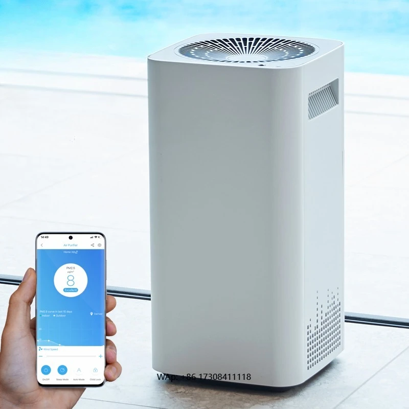 Air Purification Machine Automatic Purify Air Sensors Purifier with App