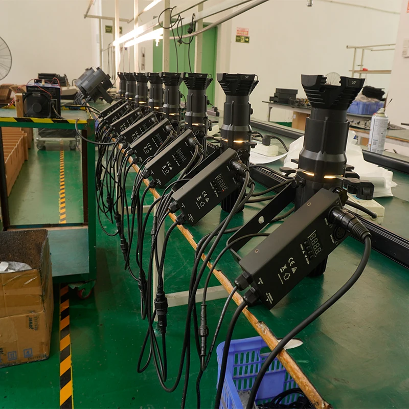 

Mini 40W LED Warm Cold White 2in1 or RGBL 4in1 Ellipsoidal Profile Spotlight DMX Theater Museum Stage Lighting Follow Projector