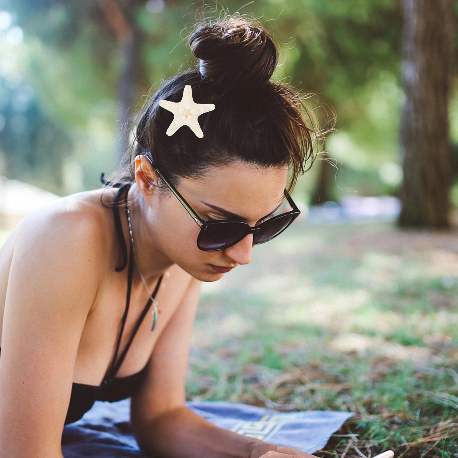 

2 Pcs Hairpin Girls Accessories Women Goth Kids for Muschel Schmuck Child