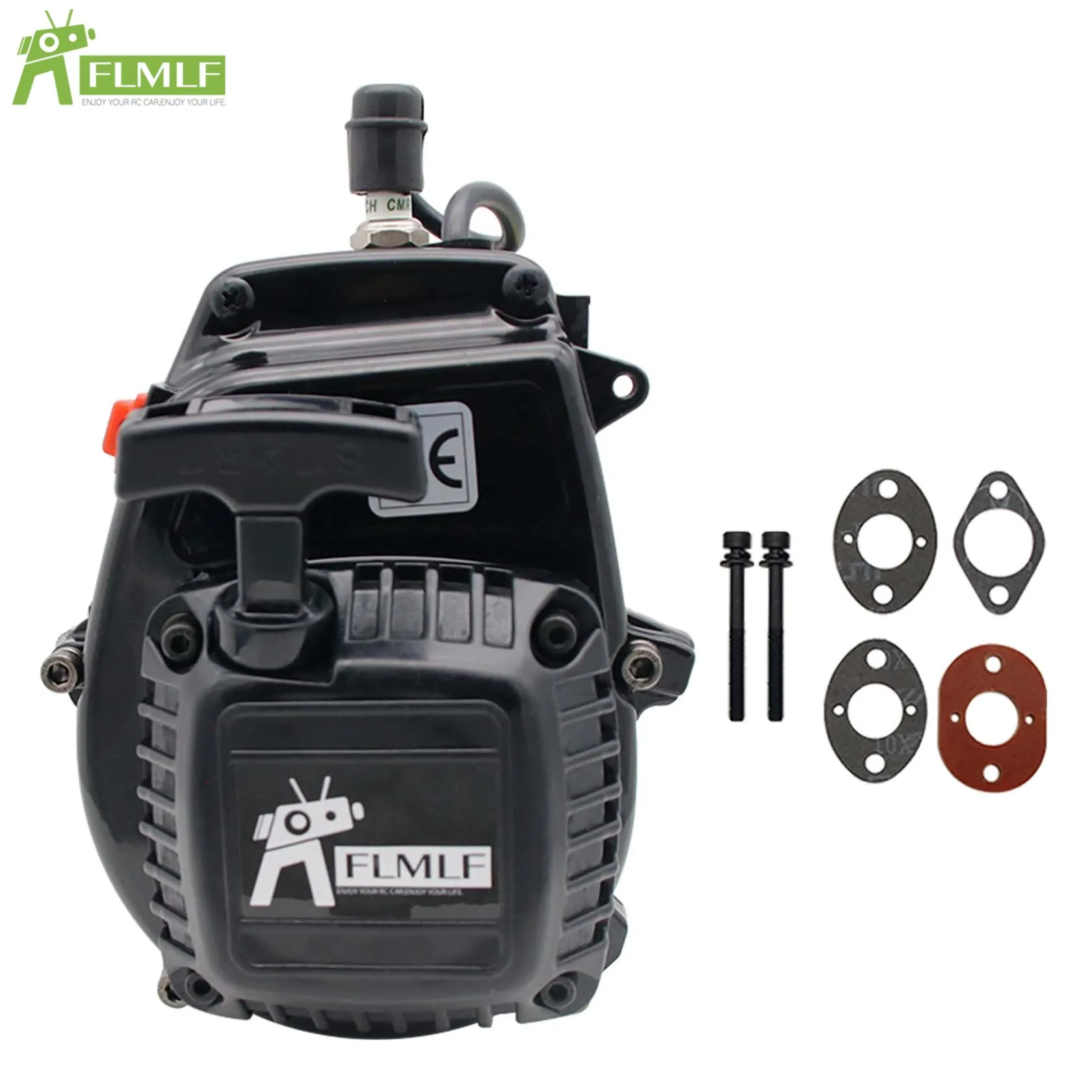 Moteur de boîtier d'anches 2 temps 4 boulons 11HP 32CC adapté pour 1/5 HPI ROFUN BAHA ROVAN KM BAJA Losi 5ive T FG MCD GoPed RedCat Rc pièces de voiture