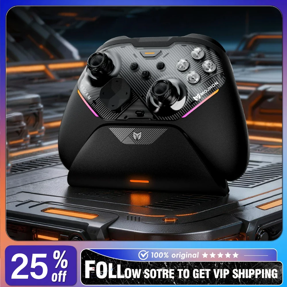 BIGBIG WON Gale2 Wireless Game Controller Bluetooth Dual Trigger TMR Joystick Charging Dock Multi-Platform Gamepad Switch/Steam