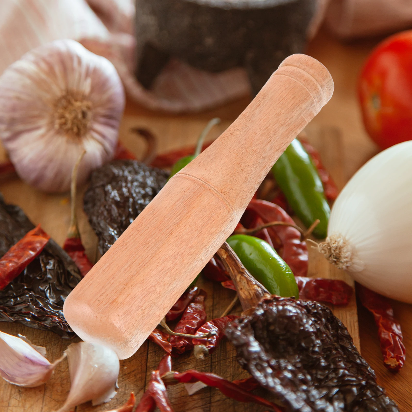 

Garlic Pounder 5x3 7x3 7cm Wood Wooden Pestle Wood Kitchen Muddler Muddler Spice Grinder Kitchen Tool Wooden Pestle