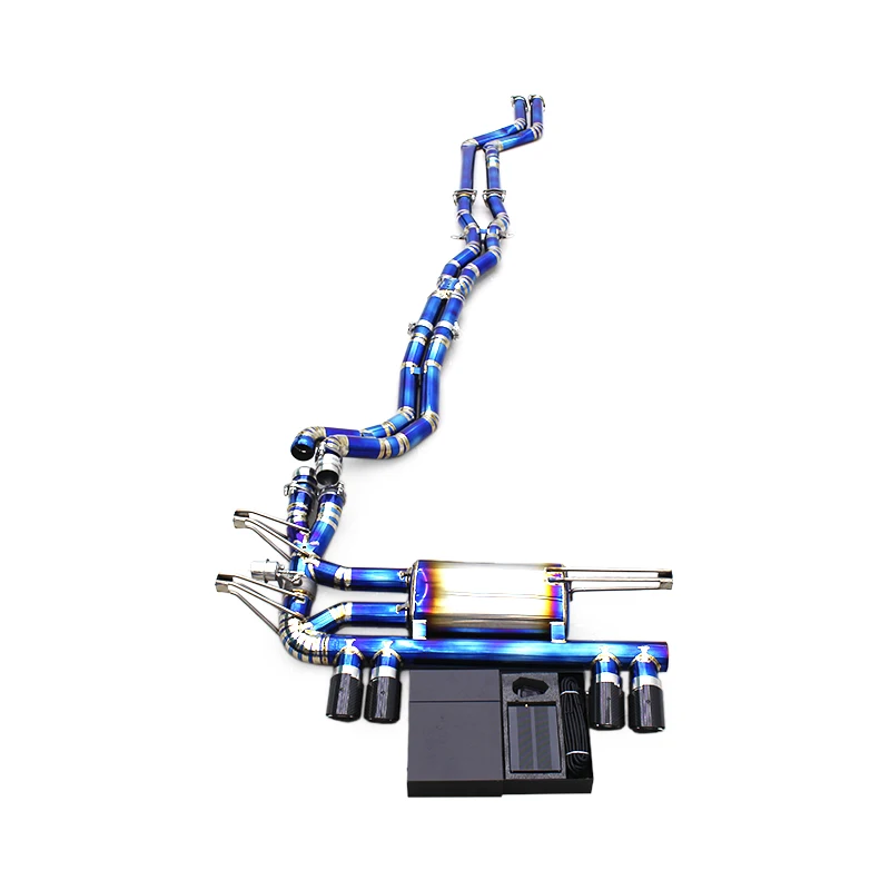 

Race Mid Pipe Axle Back For BMW M3 E46 2004-2006 Valved Sport Titanium Muffler Catback With Remote Controller