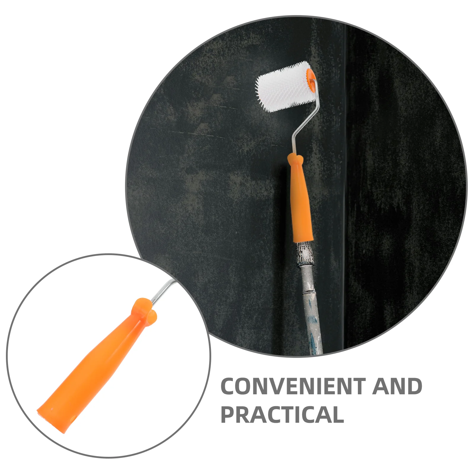 Power Tool Self-leveling Cement Paint Brush Roller Screed Spiked Remover Floor Defoaming Masonry