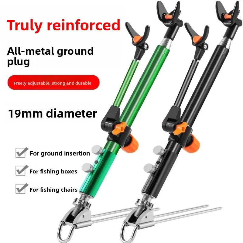 suporte-para-vara-de-pesca-em-aco-inoxidavel-tripe-reforcado-black-diamond-king-equipamento-de-pescador-mais-forte-e-resis