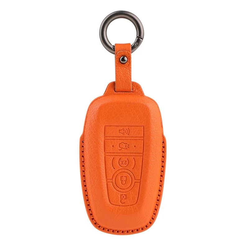 

Key Case for Ford Mustang - Premium Smart Car Remote Protection Cover Keybag Keychain