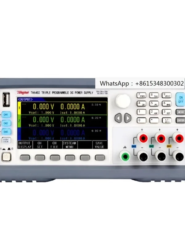 

Трой/четырехканальный программируемый линейный источник питания постоянного тока Tonghui TH6402A/TH6402/TH6413/TH6402B