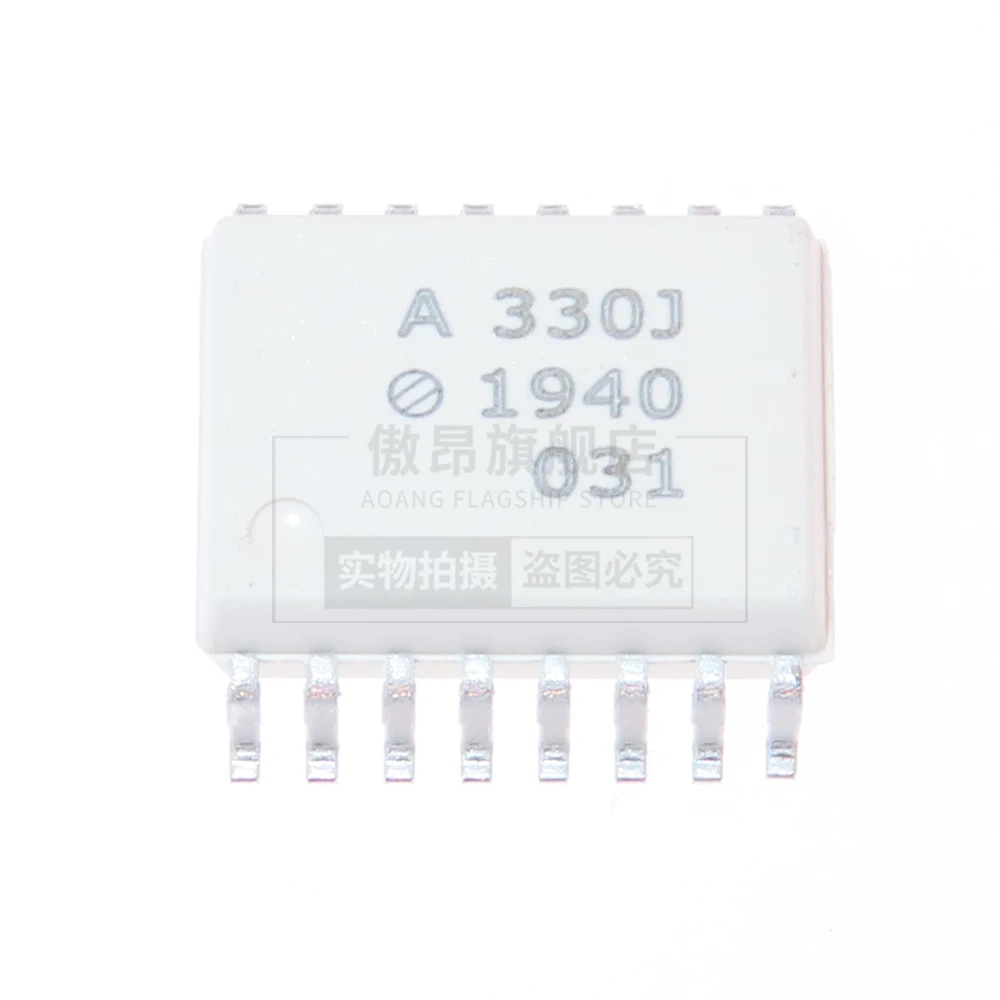 Original genuine ACPL-330J-500E SOIC-16 IGBT gate driver optocoupler chip