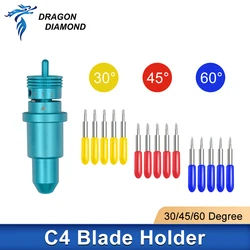 DRAGON DIAMOND 30 45 60 Degree Roland Plotter Blade Plus Cameo 4 Holder for Silhouette Cameo Roland Blade Cutting Plotter