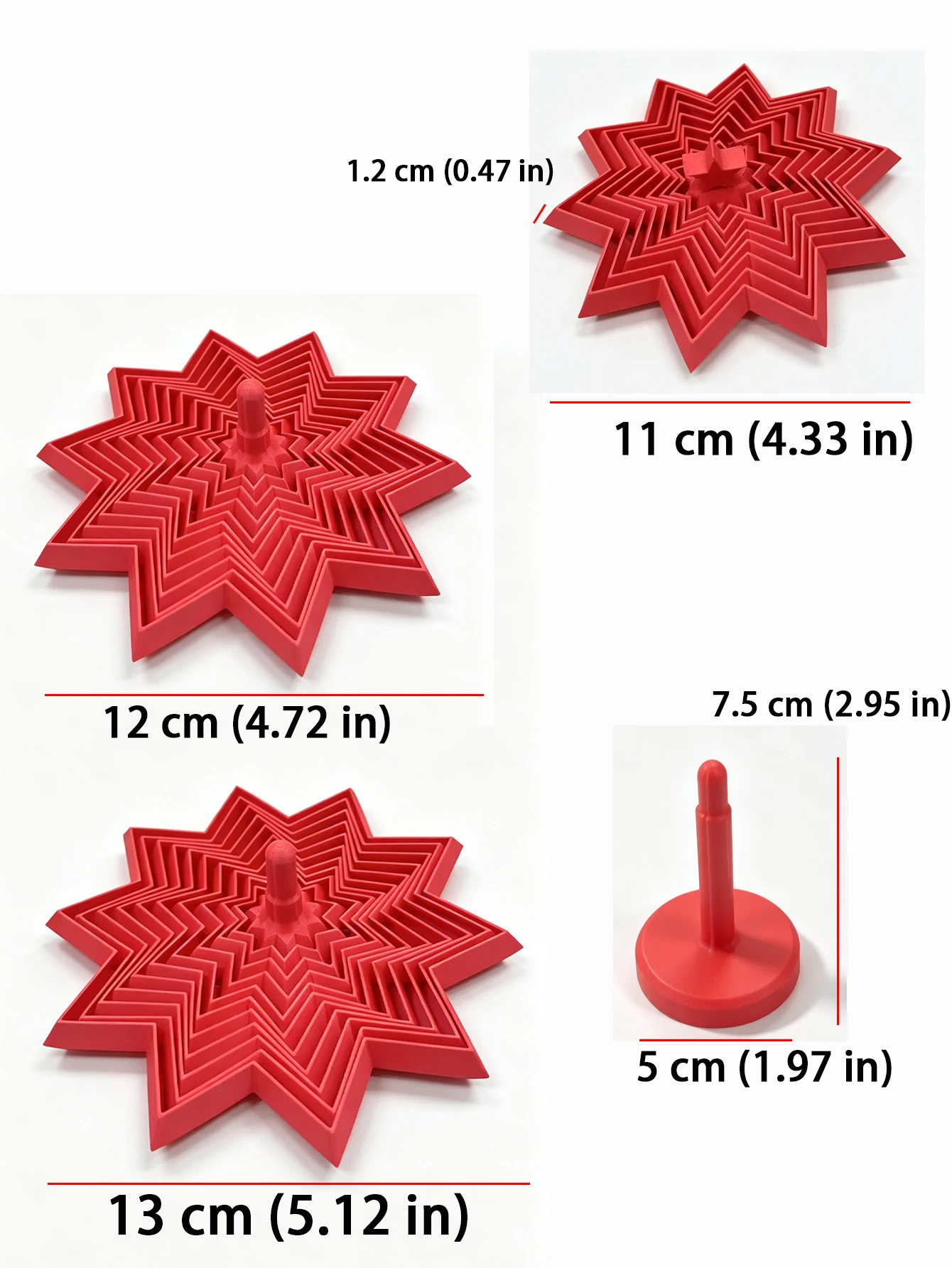 3D-gedruckter, faltbarer, rote – 3D Printing Office Setup Bewertung und Preis