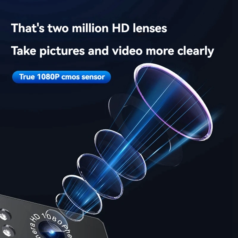 B34B-Head-Mounted Camera 1080P HD Mobile Rechargeable Headlight Sensor Light Recorder For Camping And Outdoor Sports