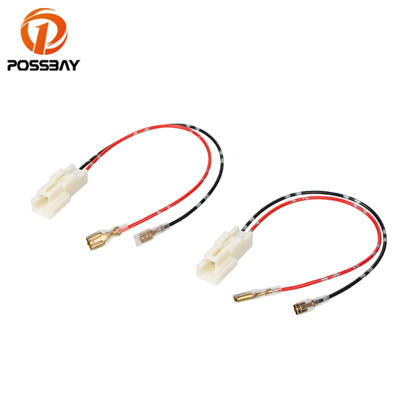 2-Pin Car Speaker Wire Harness Adapter Plug Radio Stereo CD Player Cables for Kia Forte Sedan Optima Soul Sorento Spectra Sedan