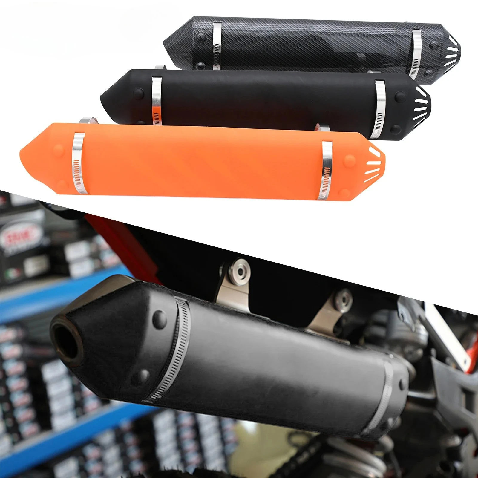 

Motocross Exhaust Heat Shield Muffler Protector Cover For KTM XC XCW EXC 250 300 For Husqvarna TE250 TE300 2020-2023 Motorcycle