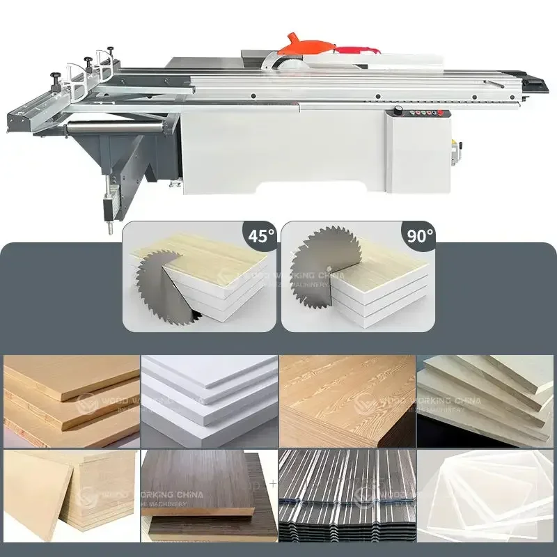 HZ507 Small Circular CNC Portable Wood Cutting Sliding Panel Saw Machine Table Saw Machine For Woodworking