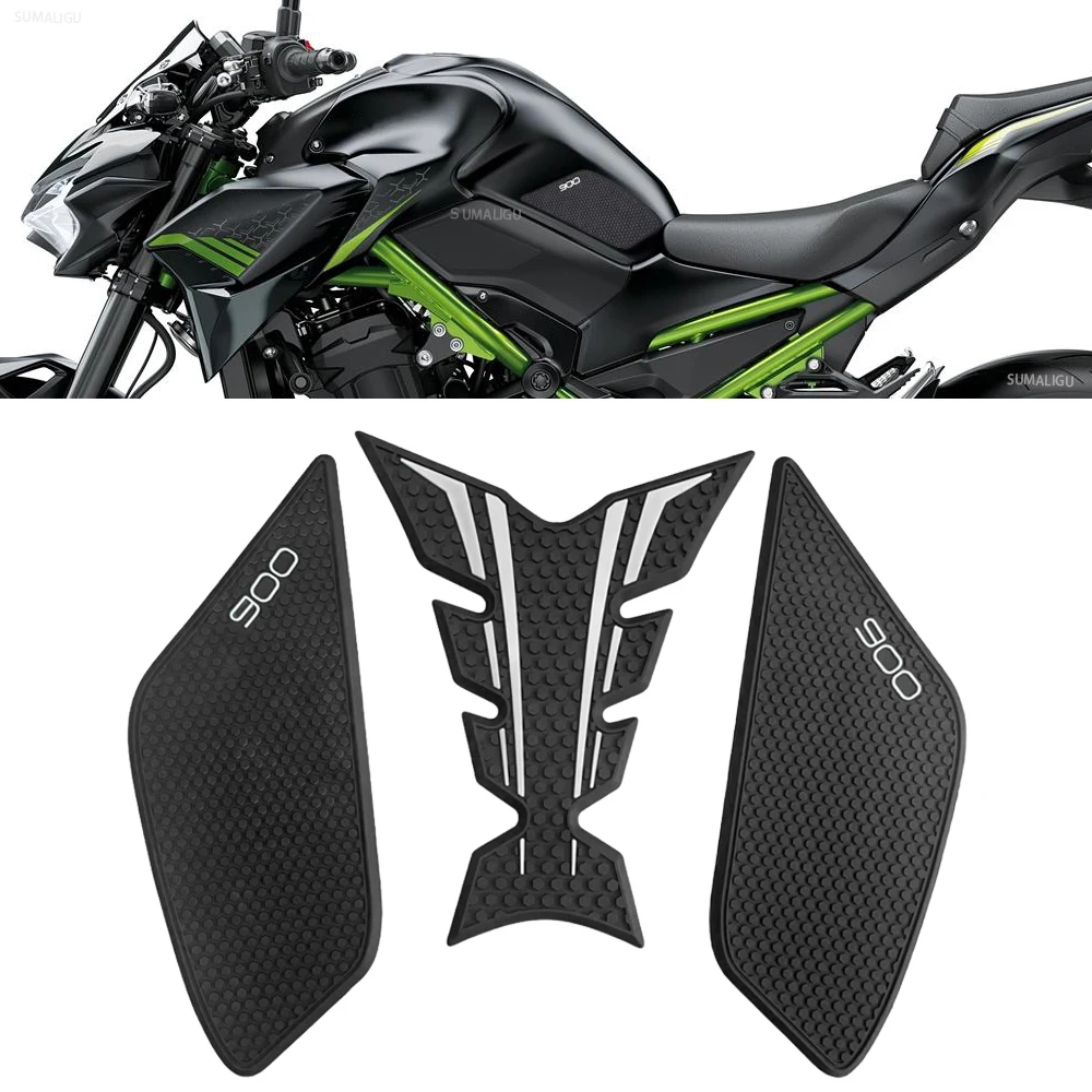 For Kawasaki Z900 Z900/SE 2025 2026 Motorcycle Tank Traction Pad Anti Slip Sticker Gas Knee Grip Protector