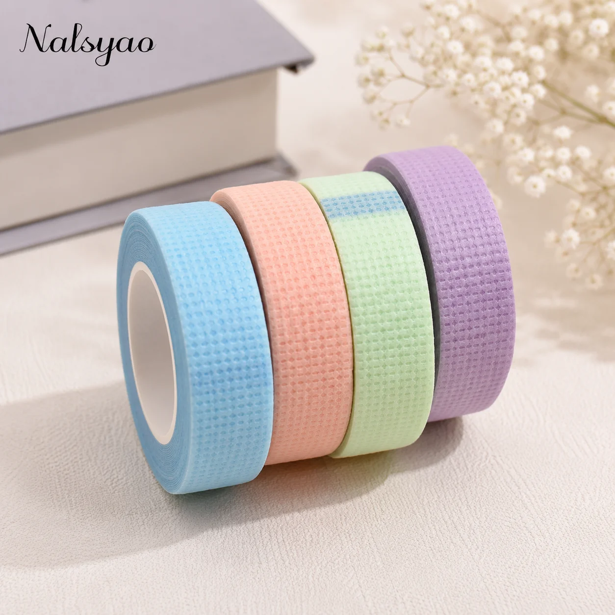 4 Pcs Eyelash Extension Lint Free Under Eye Pads Makeup Tape Paper Tape for Grafting False Lash Patch Professional Makeup Tools