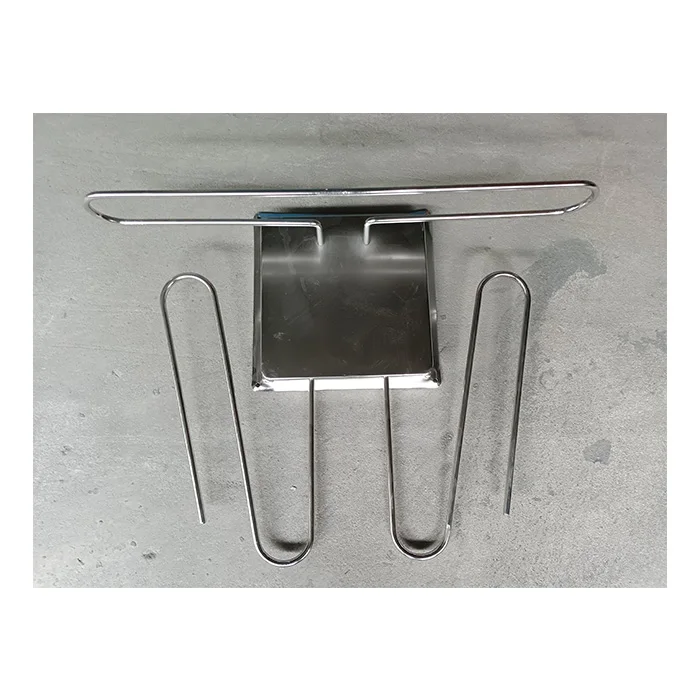 PJQ-06  veterinary equipment wall mounted 304 stainless steel Lead Apron Hanger  for veterinary hospital