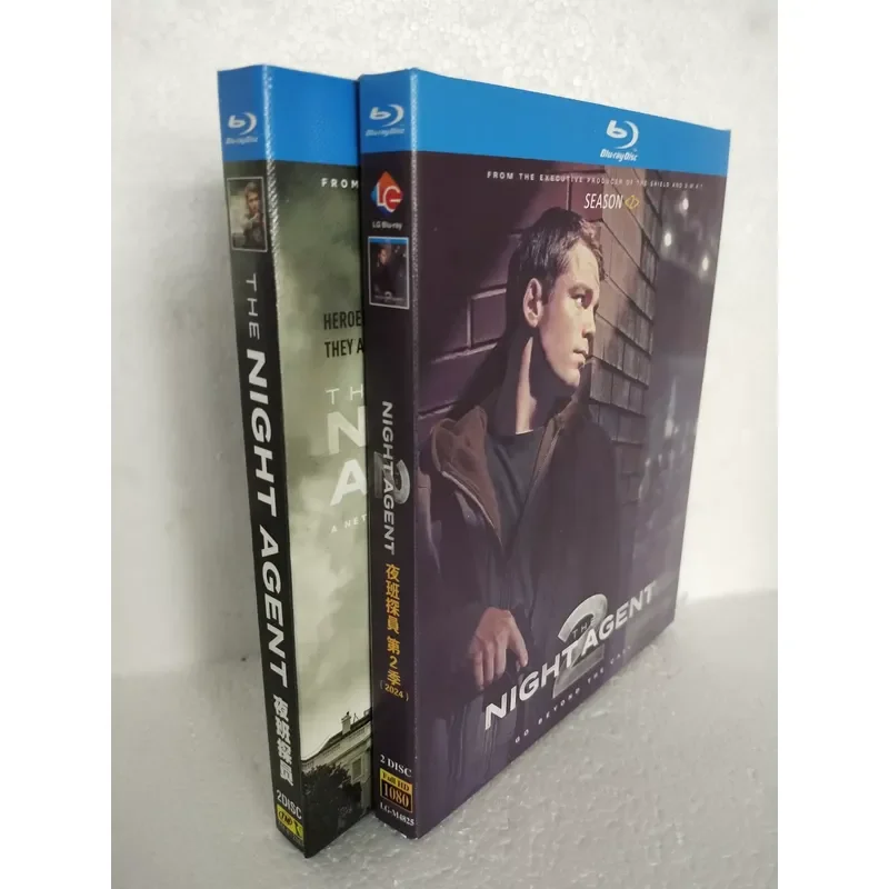 Blu-ray Disc The Night Agent Season 1 and Season 2 Complete Collection High Definition Video