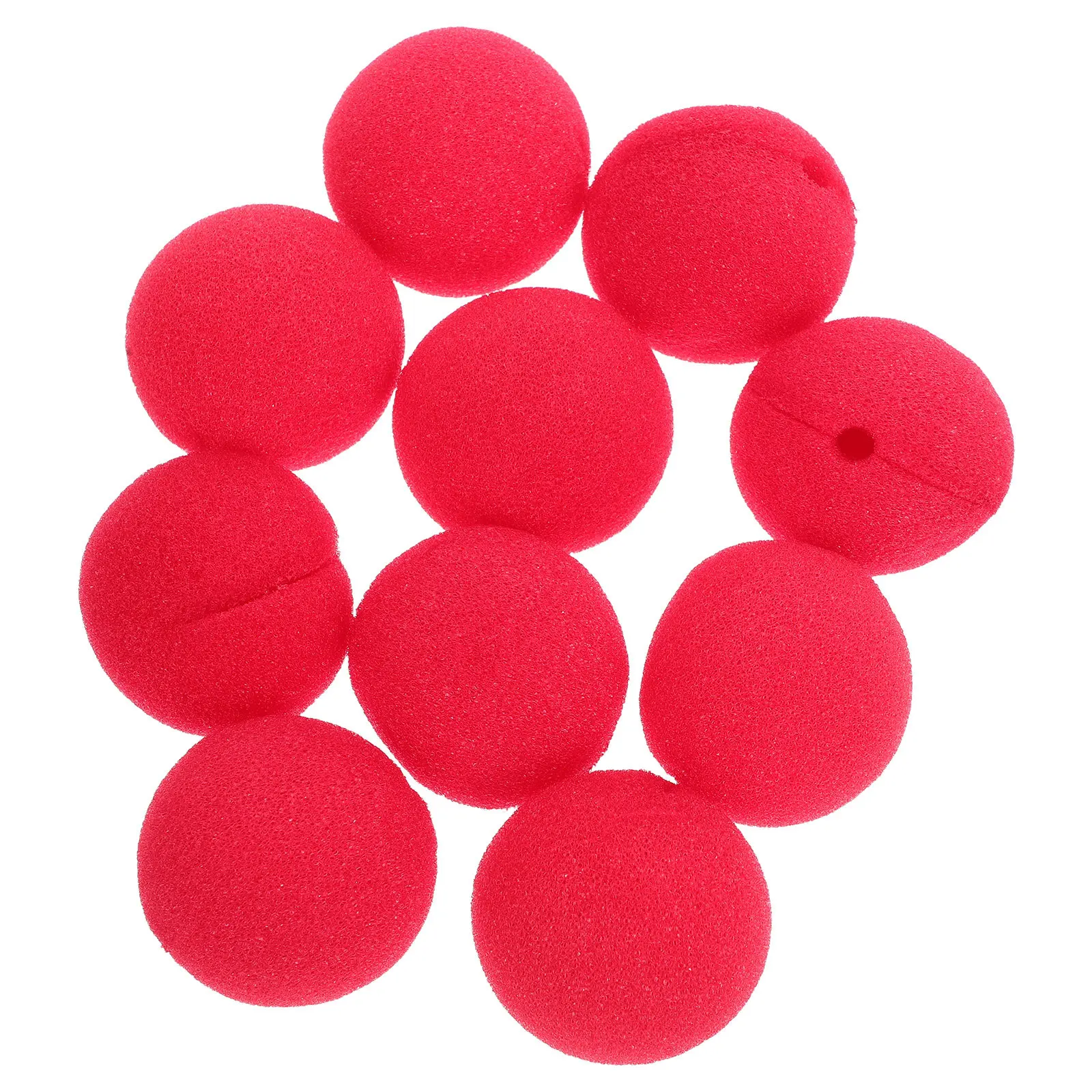 

10 шт., красный нос клоуна, профессиональный клоун, аксессуар для косплея для маскарада, вечеринки, сценическое шоу, забавный подарок для ролевых игр