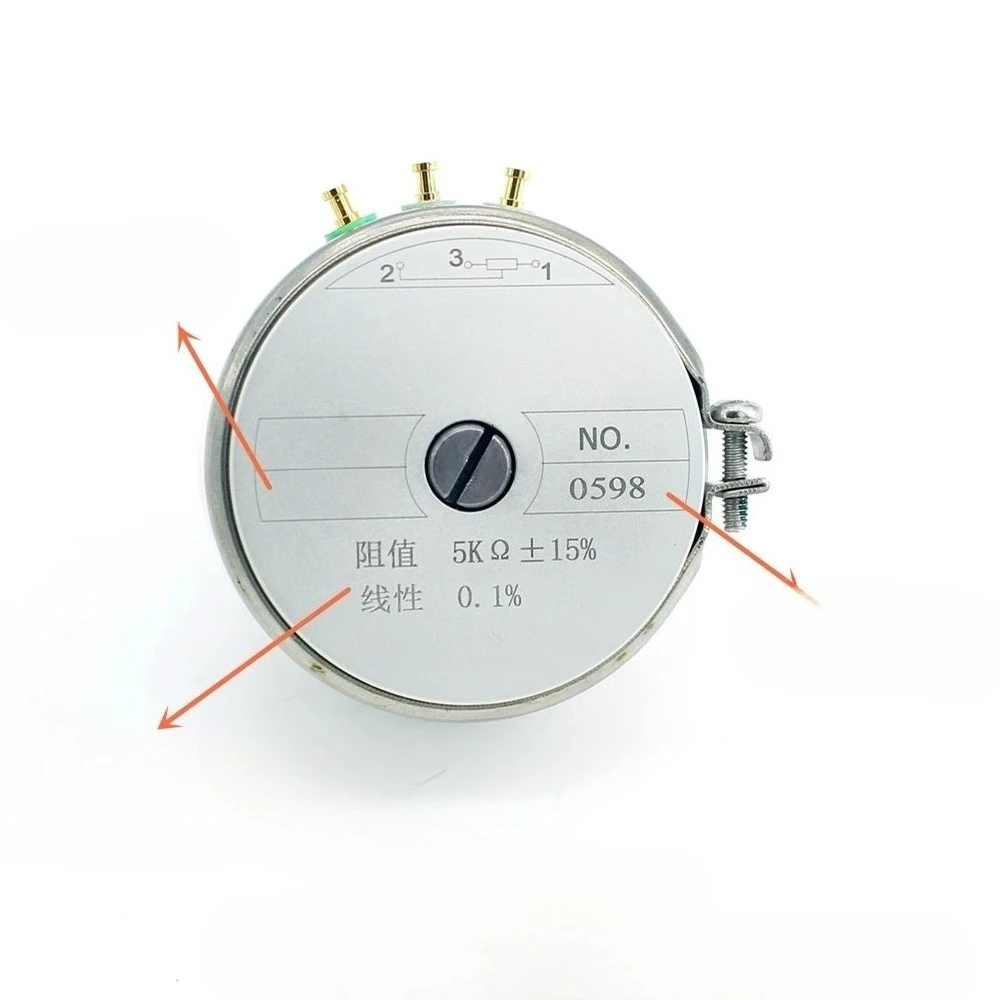 

WDD35D 4 проводящие пластиковые потенциометры 0 1 Датчик углового смещения 1K2K5K10K