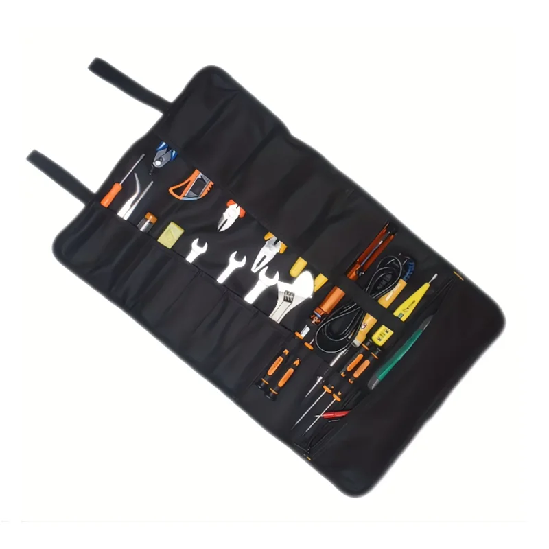 22 Pockets Oxford Canvas Folding Wrench Roll Storage Tools Waterproof Hand Roller