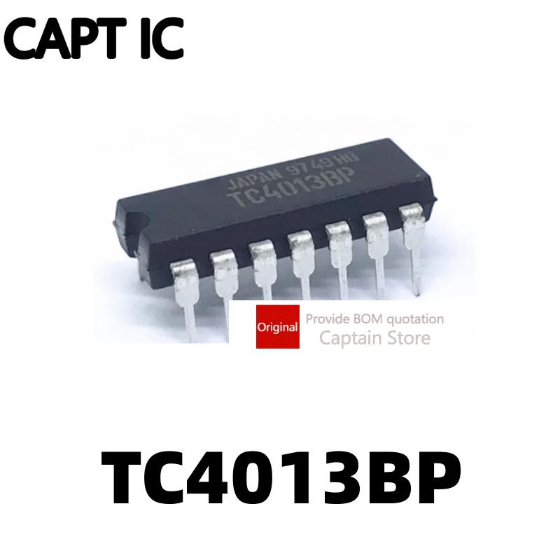 1PCS TC4013BP CD4013BE HEF4013BE HD14013BP Inline DIP14