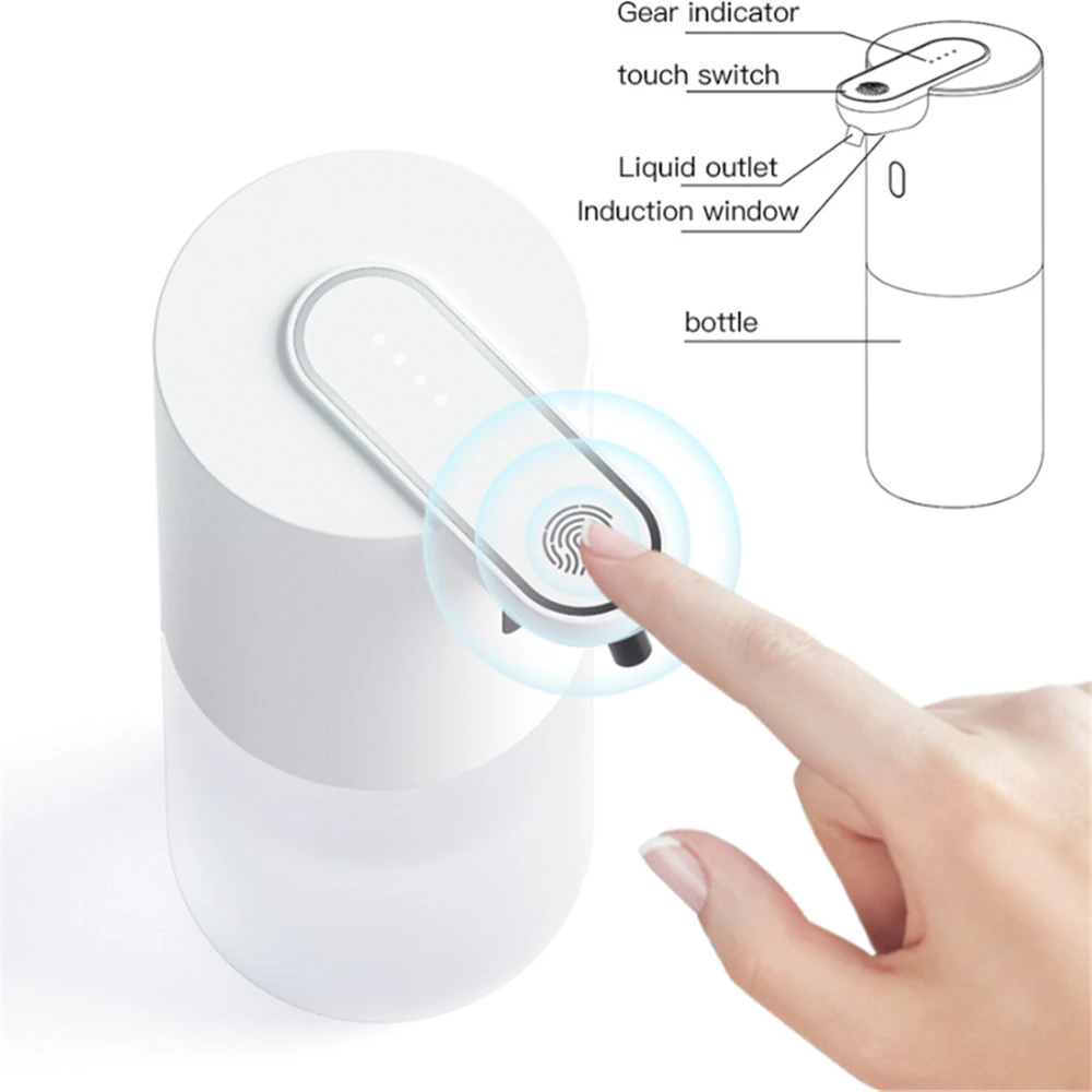 USB Charging Automatic Sensor Foam Soap Dispenser Smart Induction Liquid Soap Dispensers Auto Touchless Hand Sanitizer Dispenser