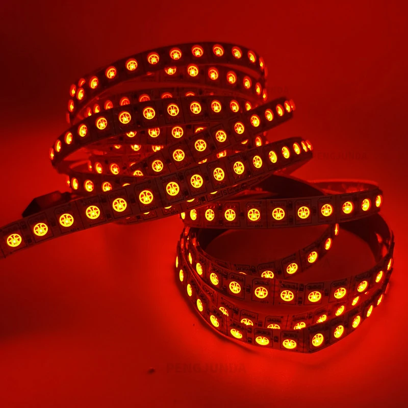 

5m 5050 LED Strip DC12V 120LEDs/m SMD Flexible LED Strip Tape Lighting RGB /Warm white/White 5050 LED High Brightness