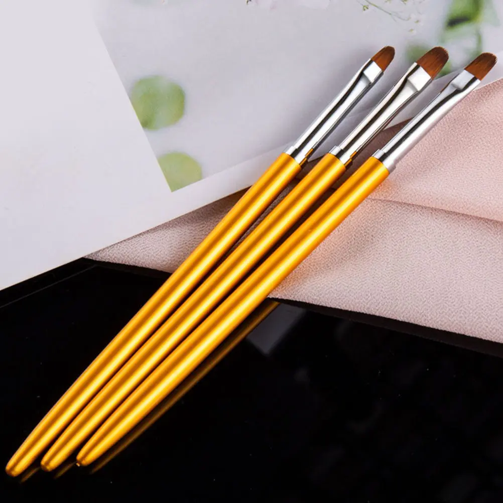 3Pcs Round Head Nail Art Pen Set for Dotting Painting Fine Details Flowers Patterns DIY Manicure Accessories Nail Decoration
