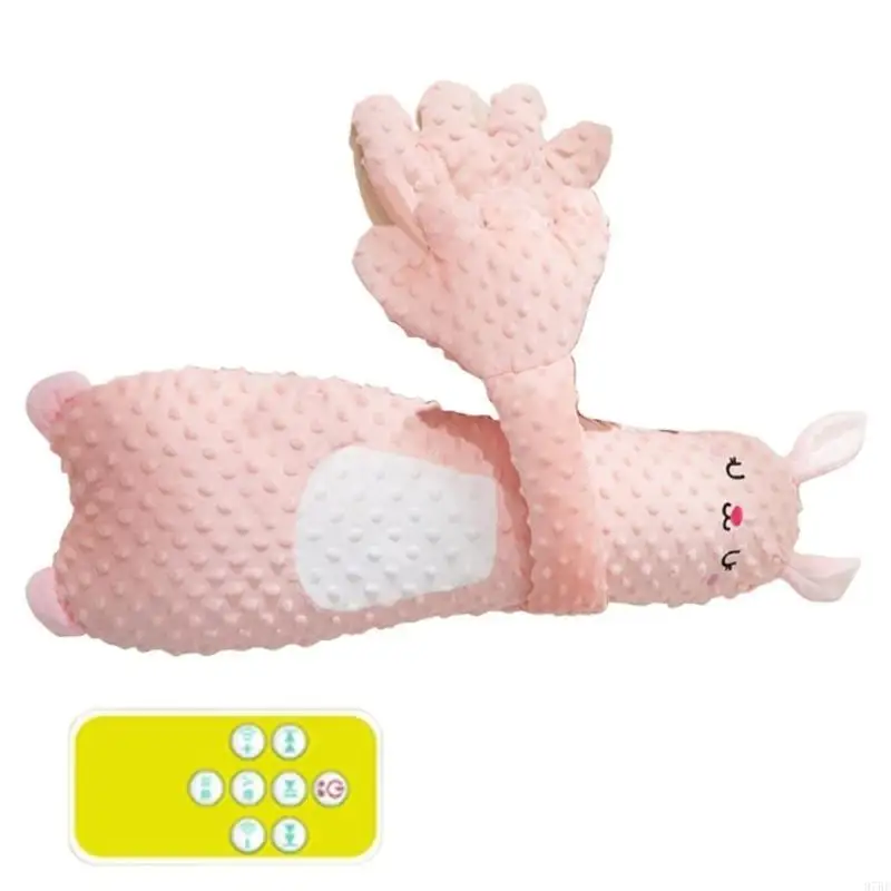 

97BE Cartoon Soothing Hand for Baby Sleep Comforting Hand Lovely Newborns Headrest Pillow Appease Toy to Prevent Startle