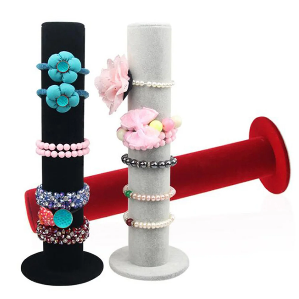 Black Jewelry Display Rack Durable Bracelet Holder Storage Organizer for Watches Bangles Bracelets Bracelet Display Rack