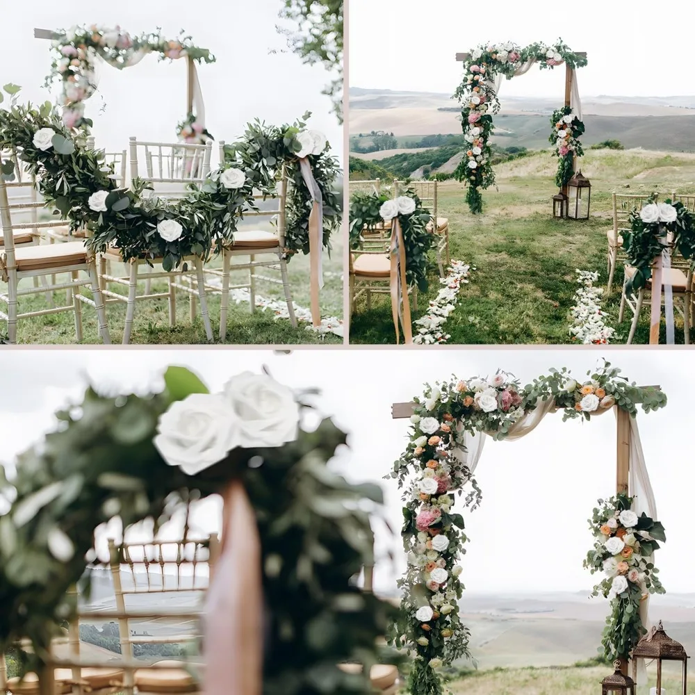 Fiori finti in schiuma di rose bianche artificiali con foglie per bouquet da sposa fai da te, addio al nubilato e decorazioni centrotavola