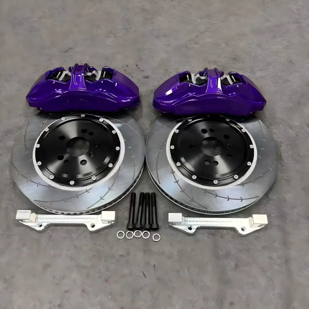 High Strength 4/6 Piston Brake Calipers Full Set Easy Installation Bolt on Upgrade Kit Compatible With Ford All Series