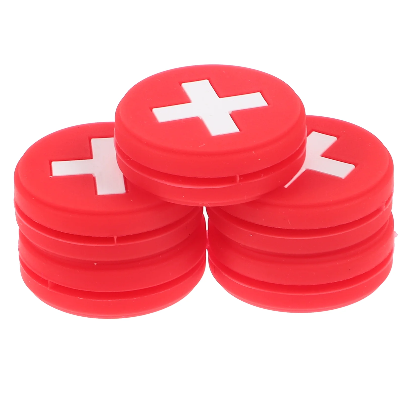 

5 Pcs Tennis Racket Shock Absorber Silicone Damper Dampeners Shocks Vibration Tiny Swiss Flag Absorbers