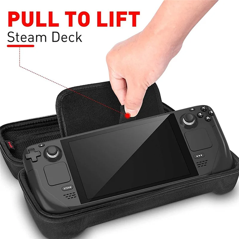 

Shockproof Handheld Game Console Storage Bag, Wear-Resistant Travel Carry Case For Steam Deck Durable Organizer