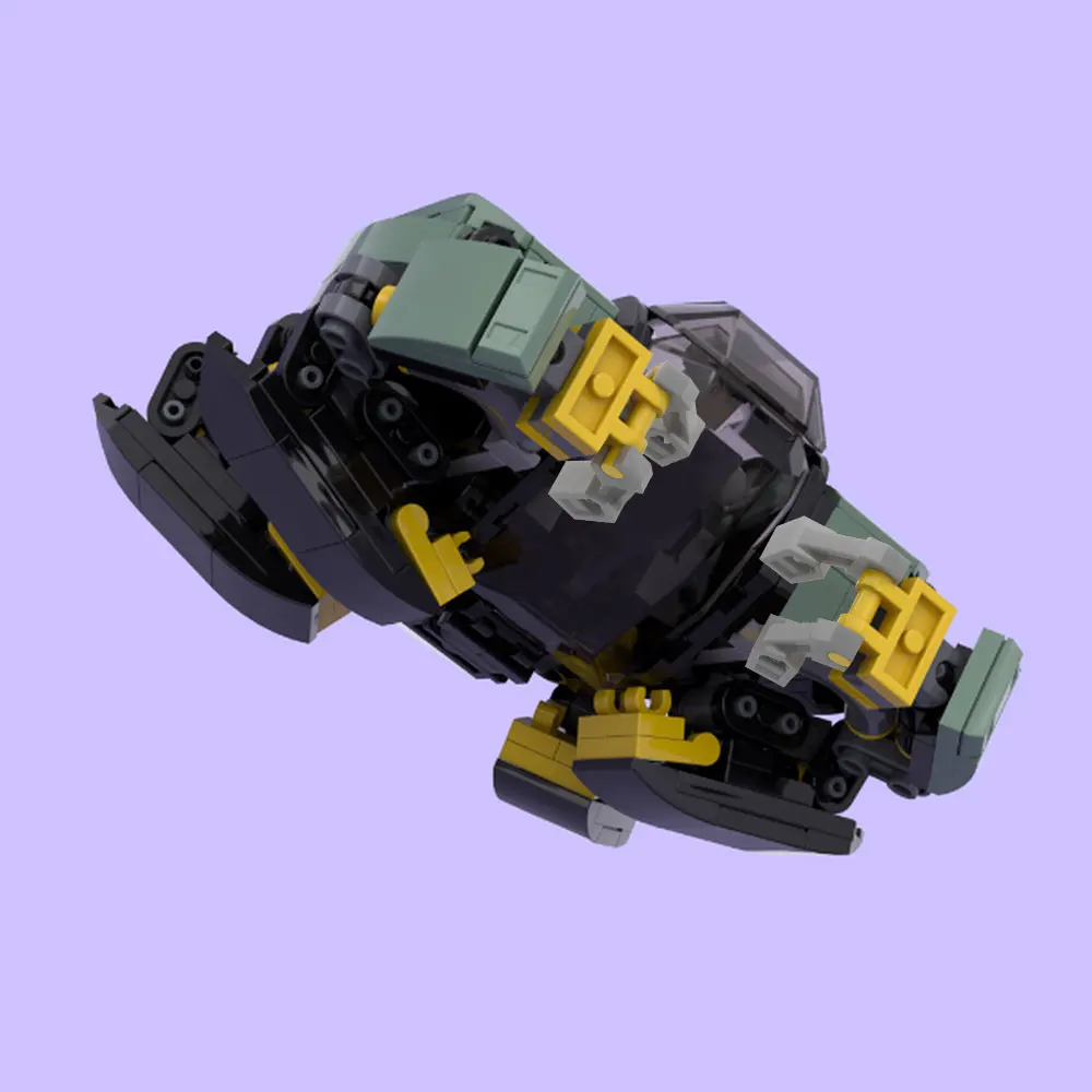 نموذج وحدات بناء MOC-Submersibles للأطفال ، Makoss فيلم كلاسيكي ، سلاح قاع البحر ، طوب Matadors DIY ، هدية عيد ميلاد