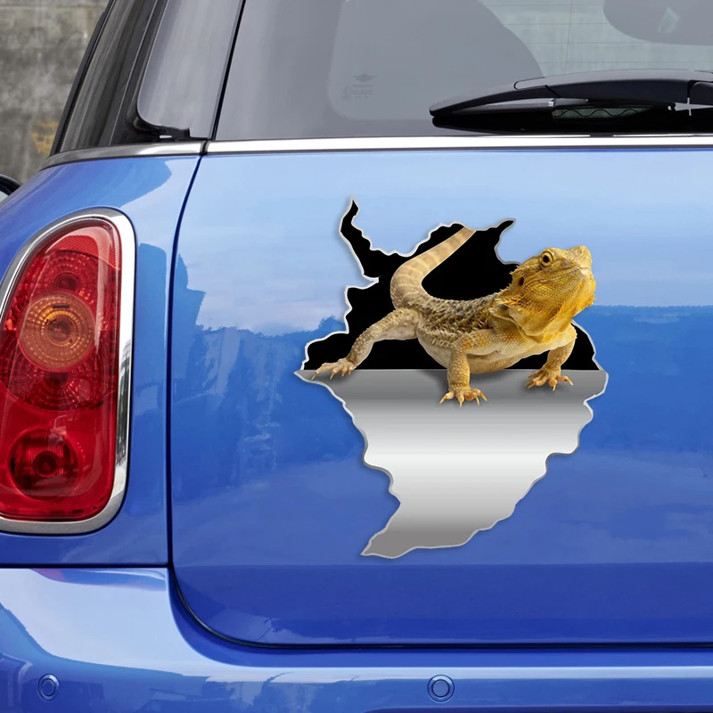 V1109# Car Sticker Lizard Pet Animal Waterproof Vinyl Decal Car Accessories Decor Pegatinas Para Coche