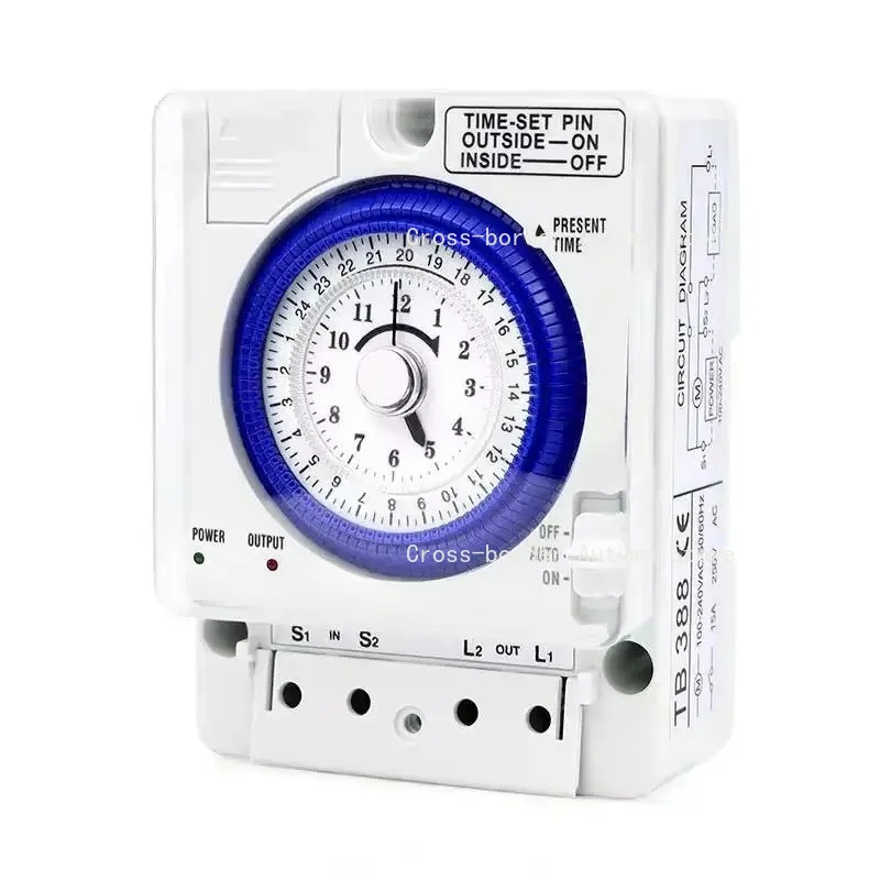Power Failure Compensation Timer Switch 15min-24h Time Control Relay AC220V 10A