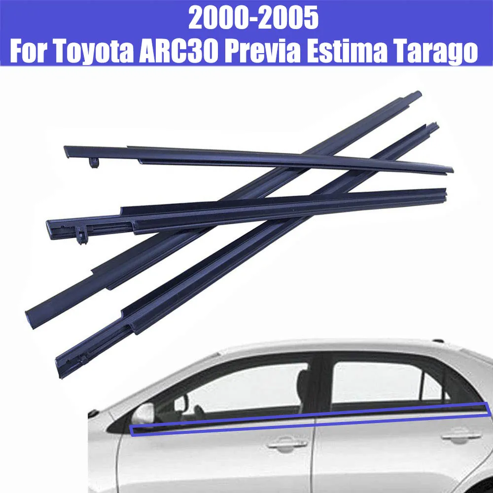 For Toyota ARC30 Previa Estima Tarago 2000-2005 Outside Window Weatherstrip Seal Belt Weather Strip Guard Accessories Waterproof