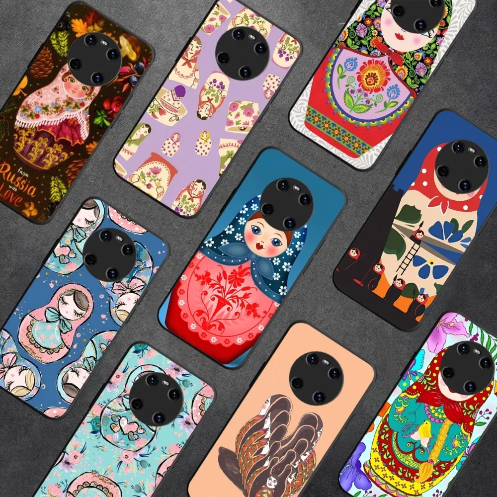 Russian Dolls Matryoshka Cute Phone Case For Huawei Y9 6 7 5 Prime Enjoy 7s 7 8 Plus 7a 9e 9plus 8E Lite Psmart Shell