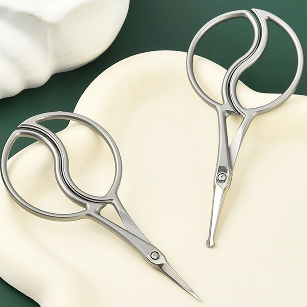 الفولاذ المقاوم للصدأ الأنف مقص عر بشرة الأظافر القراص بشرة الأظافر القراص مقص أداة قص الحواجب مقص ماكياج مقص الحاجب المقص