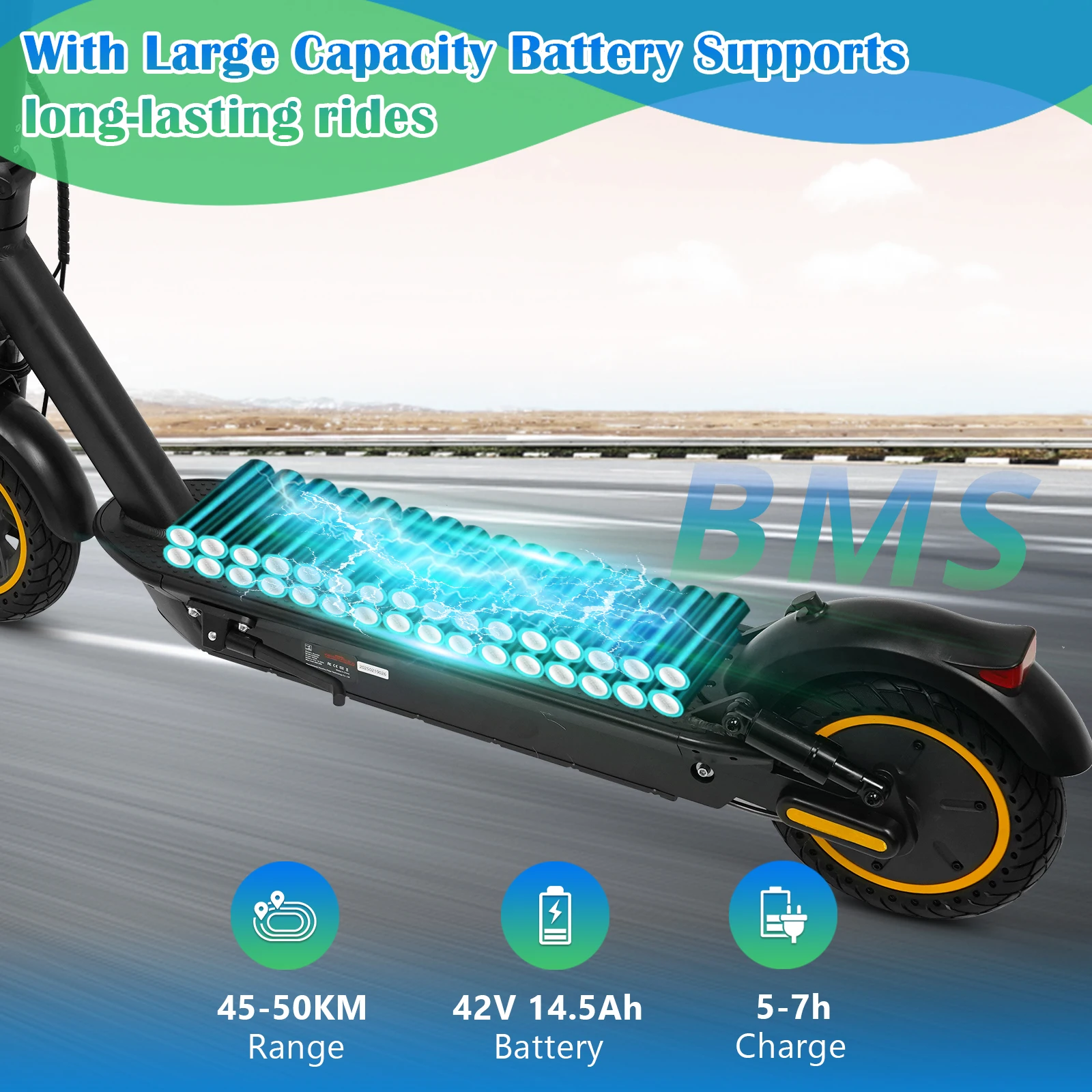 JUICEASE TX01 Elektroroller Leistungsstarker Motor Hohe Geschwindigkeit 45KM Reichweite 42V14.5AH 10-Zoll Luftreifen Hochkapazitätsbatterie Smart Faltbar A1MAX ESMAX AOVOPRO E-Scooter – Detail 14
