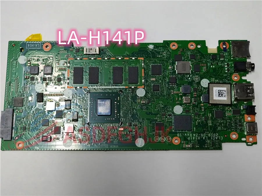 

Original For Lenovo Chromebook S345-14AST Laptop Motherboard ELAC1 LA-H141P Mainboard With AMD CPU 4GB RAM 32G Fully Tested